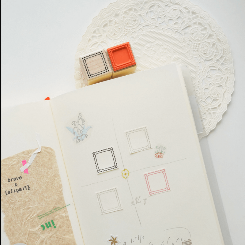 Peho Design Rubber Stamp - Mini Square Frame