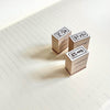 Pion: Mini Words Rubber Stamp