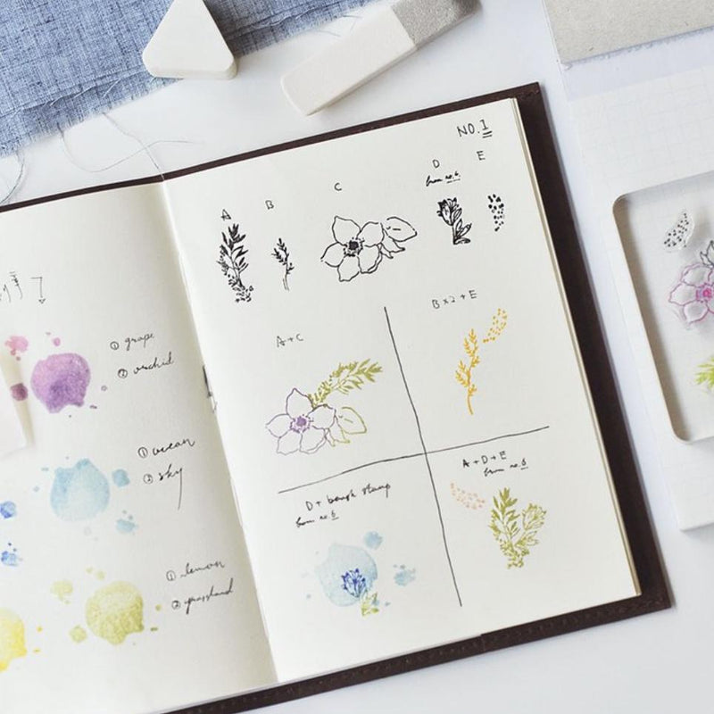 MU Botanical Clear Stamp Set - No. 01