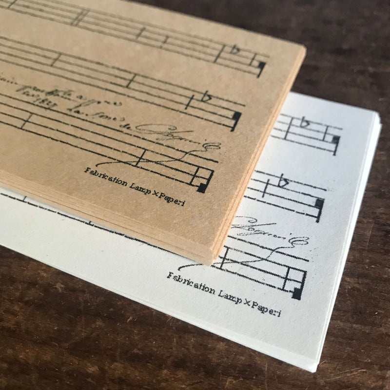 LampxPaperi Papier à musique Handmade Box Set