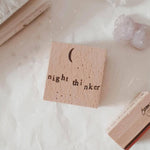 Yeoncharm Rubber Stamp - night thinker