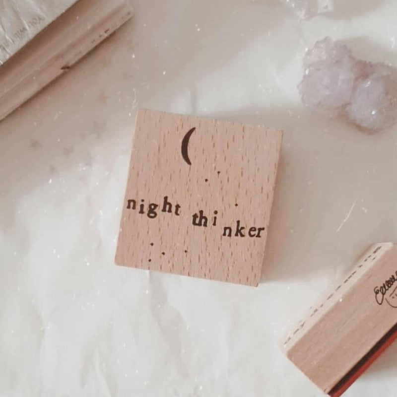 Yeoncharm Rubber Stamp - night thinker