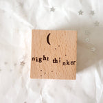 Yeoncharm Rubber Stamp - night thinker