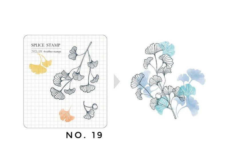 MU Botanical Clear Stamp Set - No. 19