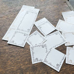 Oeda Letterpress 3 Pattern Label Book【Noble Bronze & Black】