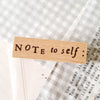 Yeoncharm Rubber Stamp - Note to self