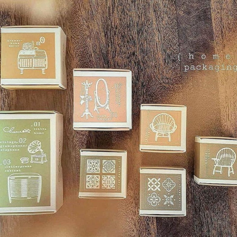 Nove Home Rubber Stamp Collection - Gramophone Set