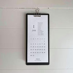 Oeda Letterpress Calendar 2022