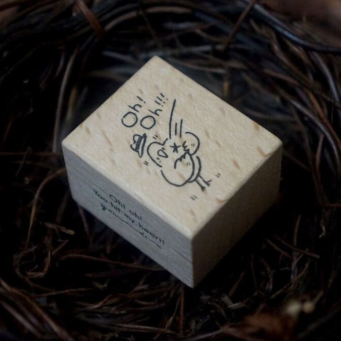 Yamadoro Rubber Stamp - Oh! Oh! You hit my heart!