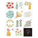 Hitotoki Large Size Sticker - Bouquet