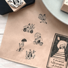 Awan Illustration Rubber Stamp - People from my hometown