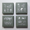 modaizhi One Day Rubber Stamp Set - Plant Series
