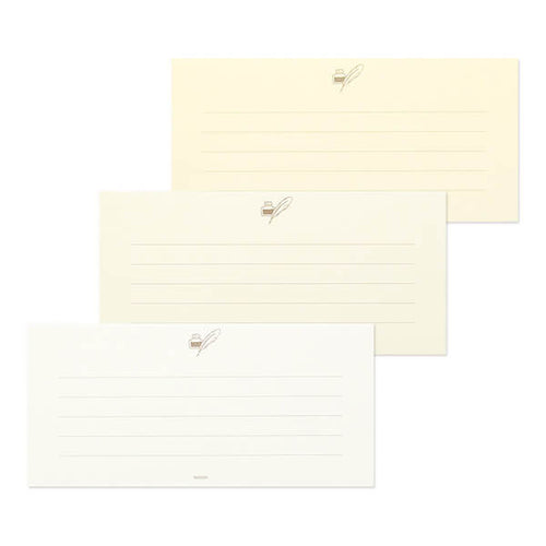 MD 3-Tones Message Letter Pad - White