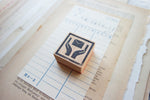 Handle With Care Rubber Stamp