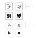 modaizhi Hydrangea Petal Rubber Stamp Set