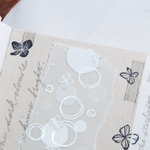 modaizhi Hydrangea Petal Rubber Stamp Set