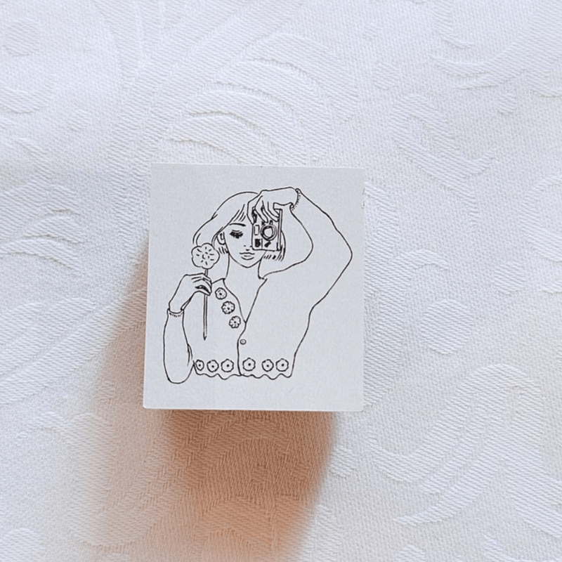 LDV Rubber Stamp: Photography Girl