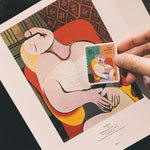 Humana Sticker - Pablo Picasso Stamp
