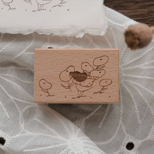 bighands Rubber Stamp - Pick Some Flowers