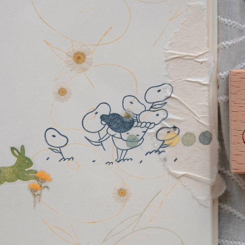 bighands Rubber Stamp - Pick Some Flowers