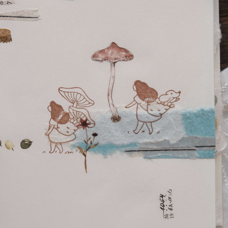 bighands Rubber Stamp - Pick Some Mushrooms