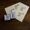 Kocka Rubber Stamp - Pinched by