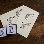 Kocka Rubber Stamp - Pinched by