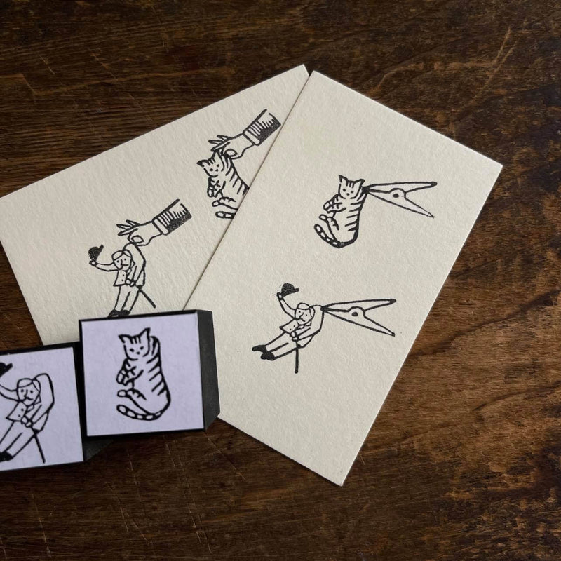 Kocka Rubber Stamp - Pinched by