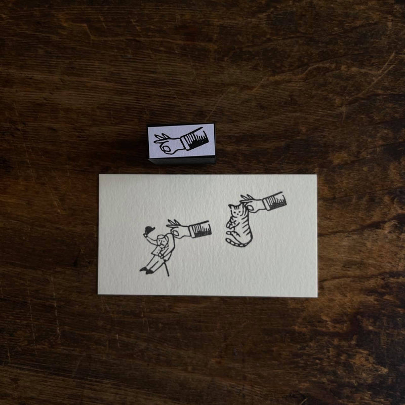 Kocka Rubber Stamp - Pinched by