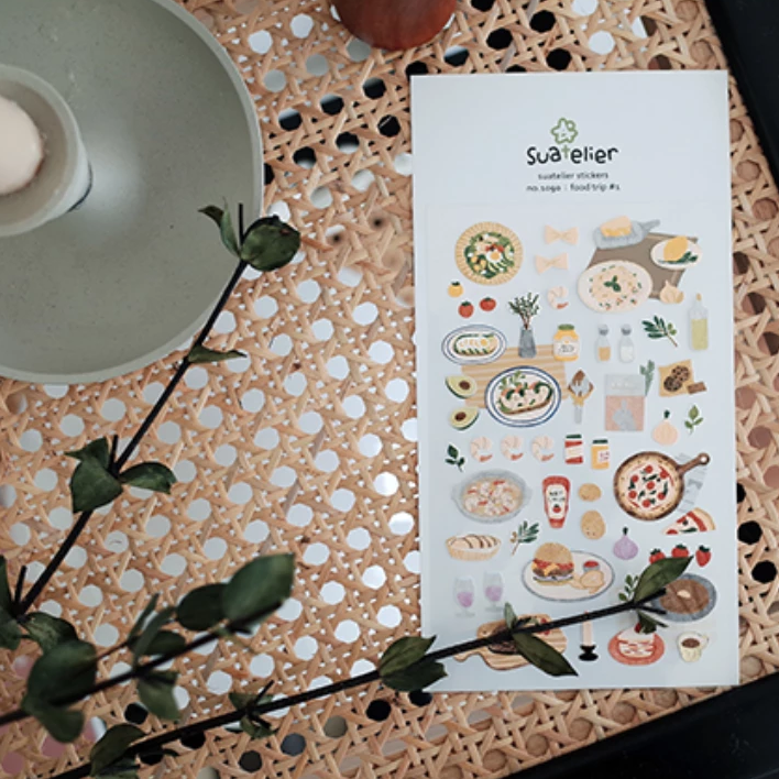 Suatelier Stickers - Food Trip