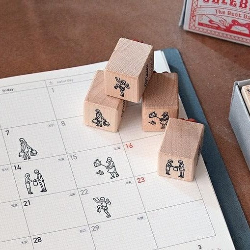 Plain Daily Rubber Stamp (Today’s Stamp Collection)