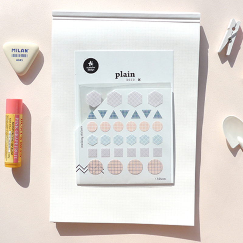 Suatelier Stickers - Geometric Plain II