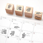 Plain Daily Rubber Stamp (Today’s Stamp Collection)