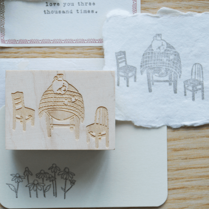 Jesslynnpadilla Rubber Stamp -  A Poetic Conversation