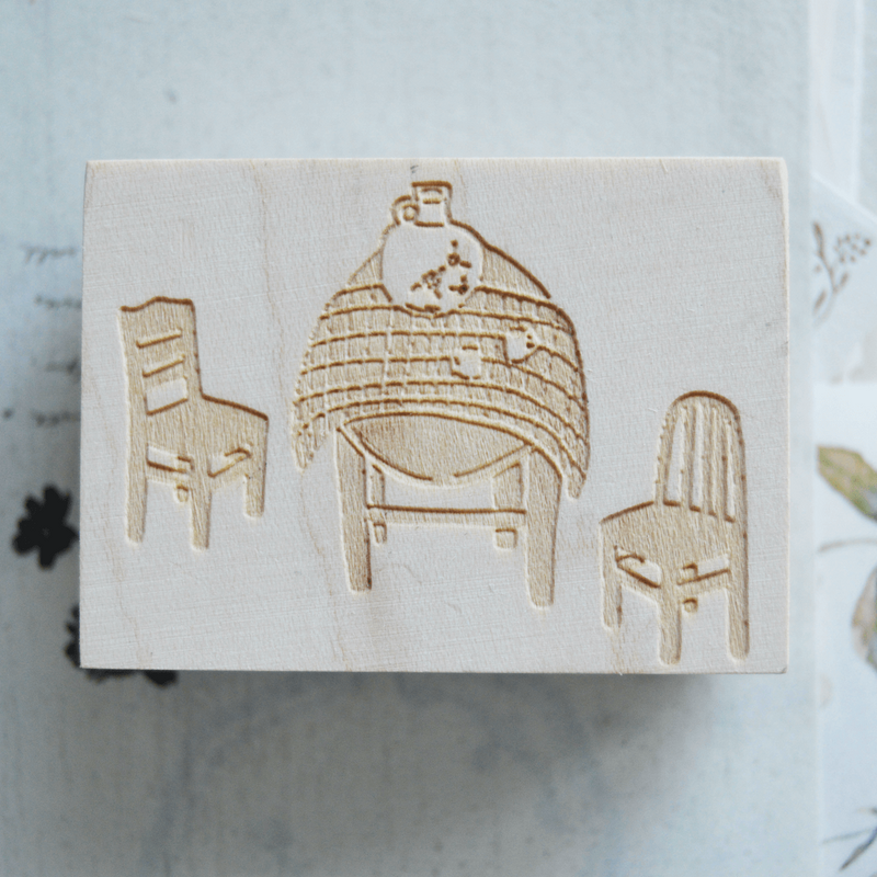 Jesslynnpadilla Rubber Stamp -  A Poetic Conversation