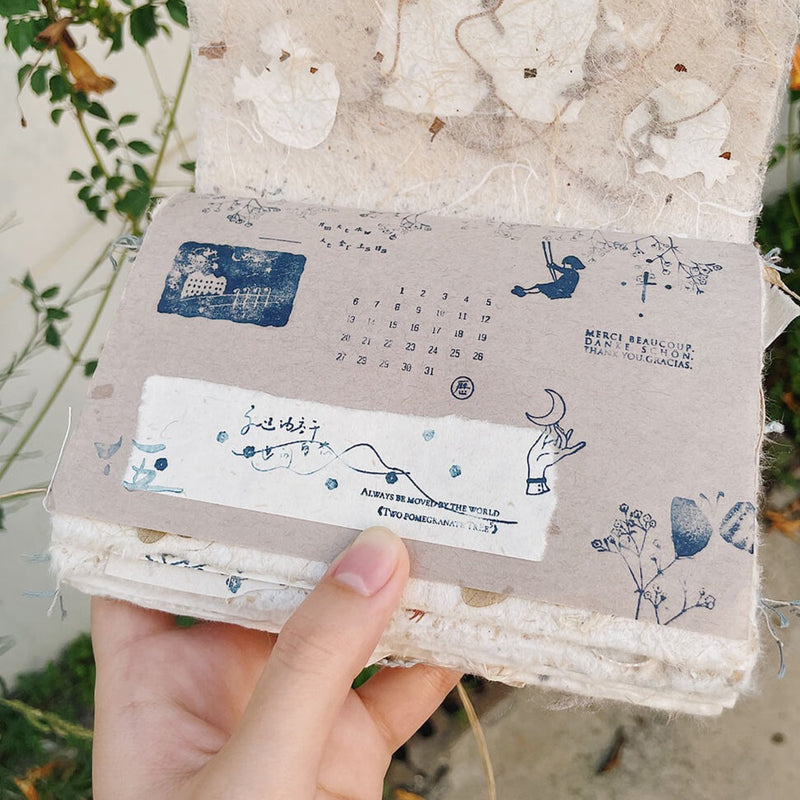 Pomegranate in the Autumn Night Rubber Stamp Series