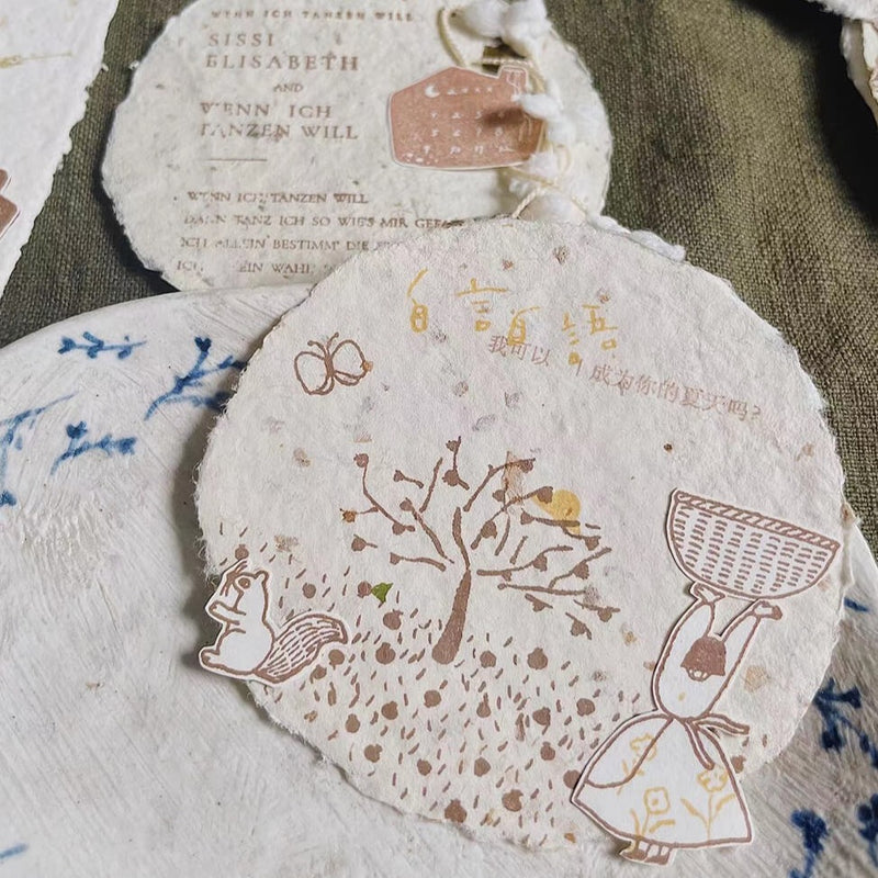 Pomegranate in the Autumn Night Rubber Stamp Series