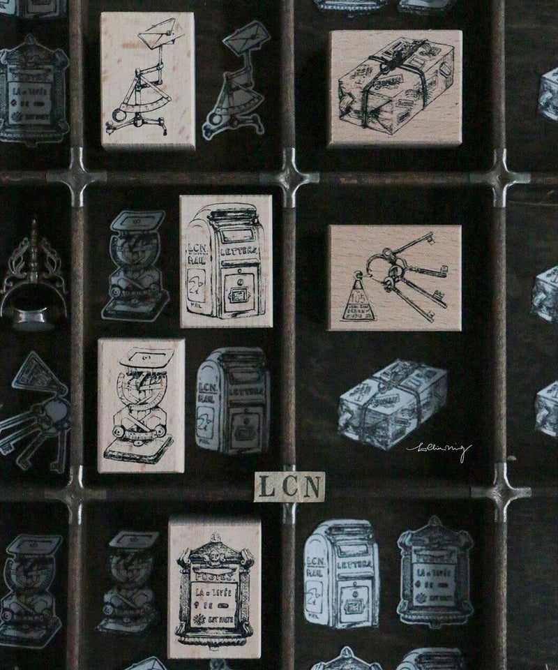 LCN Rubber Stamp Set - Postage Stamp Vol.2