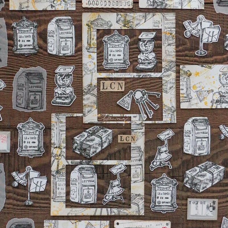 LCN Rubber Stamp Set - Postage Stamp Vol.2