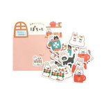 Furukawashiko [Pochitto] Sticker Flakes - Rabbit and Cat