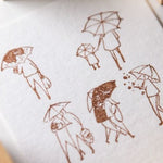 modaizhi One Day Rubber Stamp Set - Plant Series