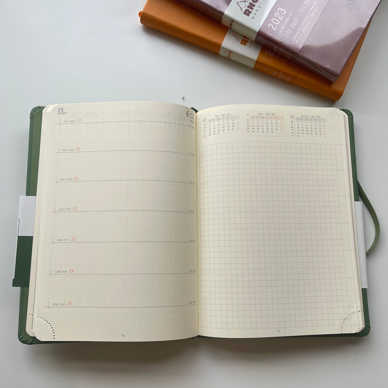 Rhodia Webplanner 2023 - Horizontal Grid