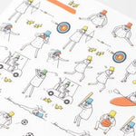 MD Ojisan Schedule Stickers (Sports 2542)