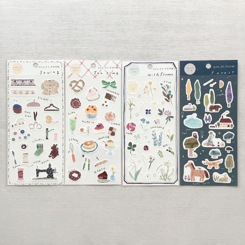 Miki Tamura [My Favorite] Washi Sticker - Tea Time
