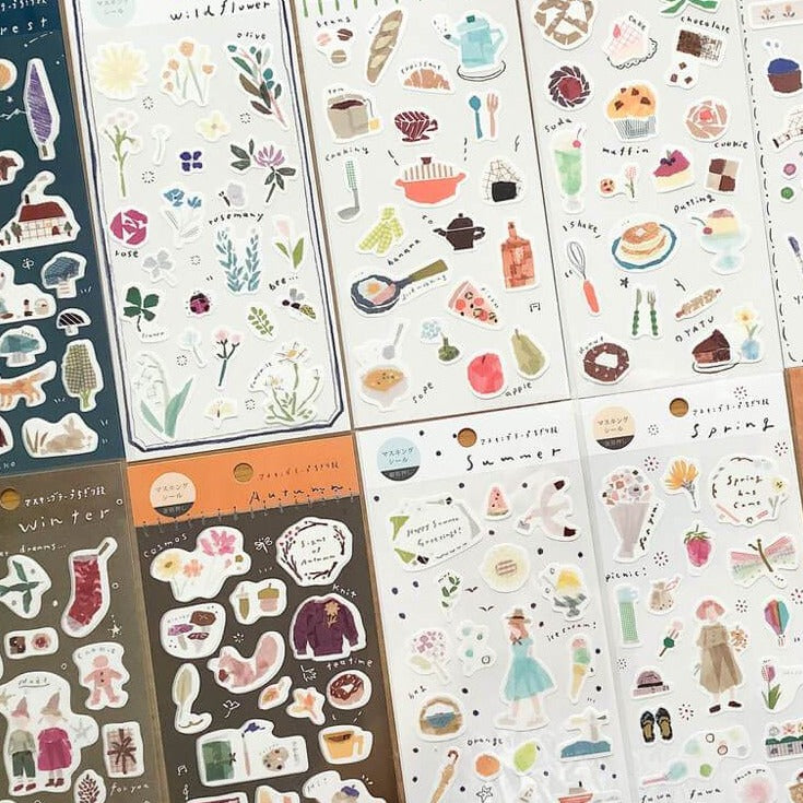 [My Favorite] Washi Sticker - Autumn