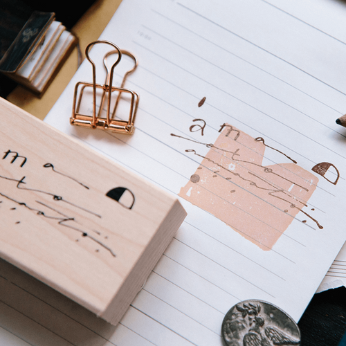 OURS Rubber Stamp Set - Daily Cursive Set A