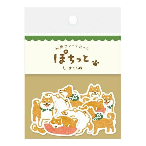Furukawashiko [Pochitto] Sticker Flakes - Shiba Inu