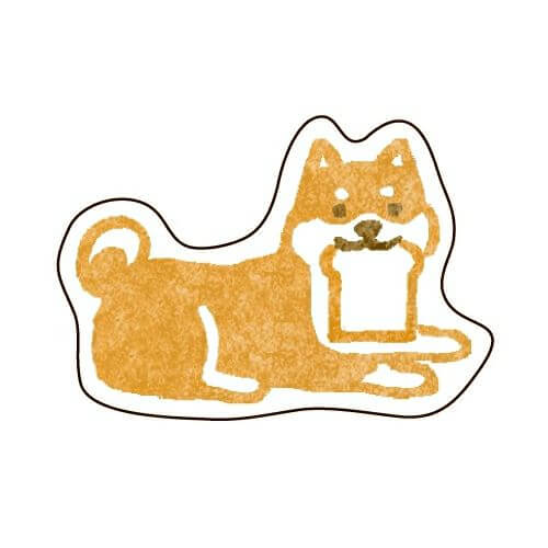 Furukawashiko [Pochitto] Sticker Flakes - Shiba Inu