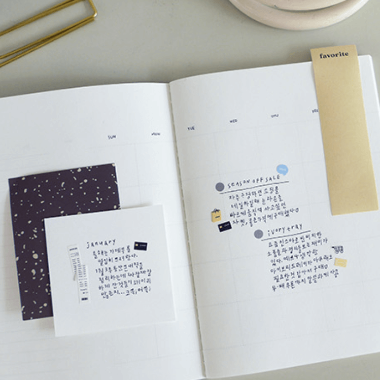 Suatelier Mini Sticker - Deco.03 (shopping and receipts)