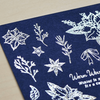 MU Silver Foil Print-On Sticker - Winter Limited Edition Series
